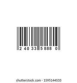 barcode vector icon illustration design template