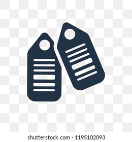 Barcode vector icon isolated on transparent background, Barcode transparency concept can be used web and mobile