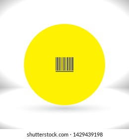 Barcode Vector icon . Lorem Ipsum Illustration design