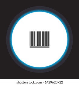 Barcode Vector icon . Lorem Ipsum Illustration design