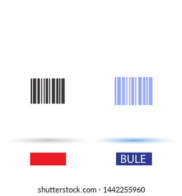 Barcode Vector icon . Lorem Ipsum Illustration design