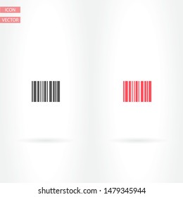Barcode Vector icon . Lorem Ipsum Illustration design
