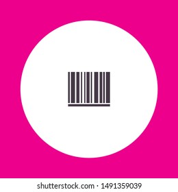 Barcode Vector icon . Lorem Ipsum Illustration design