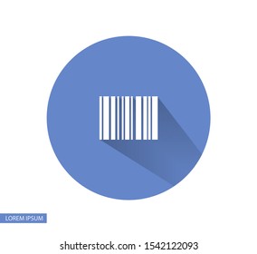 Barcode Vector icon . Lorem Ipsum Illustration design