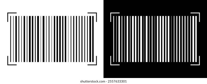 Barcode vector icon. Trendy bar code for web icon. Abstract barcode vector icon illustration. Scanning barcode icon in eps 10.