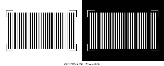 Barcode vector icon. Trendy bar code for web icon. Abstract barcode vector icon illustration. Scanning barcode icon in eps 10.