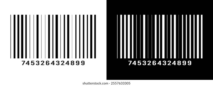 Barcode vector icon. Trendy bar code for web icon. Abstract barcode vector icon illustration. Scanning barcode icon in eps 10.