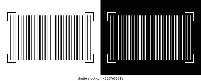 Barcode vector icon. Trendy bar code for web icon. Abstract barcode vector icon illustration. Scanning barcode icon in eps 10.