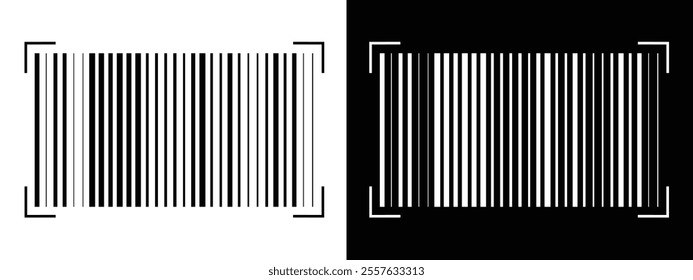 Barcode vector icon. Trendy bar code for web icon. Abstract barcode vector icon illustration. Scanning barcode icon in eps 10.