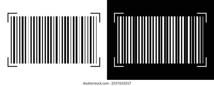 Barcode vector icon. Trendy bar code for web icon. Abstract barcode vector icon illustration. Scanning barcode icon in eps 10.