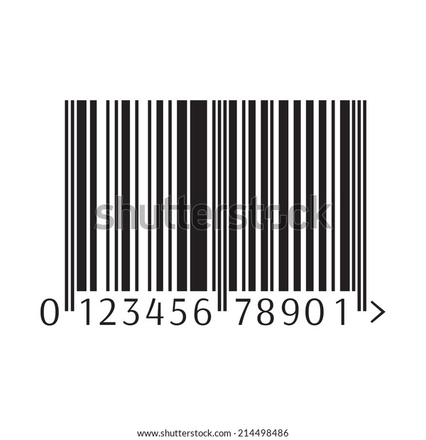 Barcode Vector Illustration Stock Vector (Royalty Free) 214498486