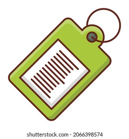 barcode Vector illustration on a transparent background. Premium quality symbols.Vector line flat color icon for concept and graphic design.