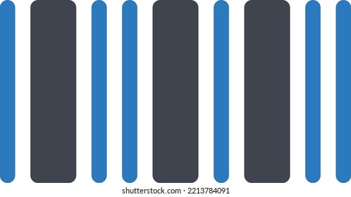 barcode Vector illustration on a transparent background. Premium quality symmbols. Glyphs vector icons for concept and graphic design. 
