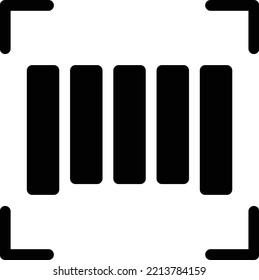 barcode   Vector illustration on a transparent background. Premium quality symmbols. Glyphs vector icons for concept and graphic design. 
