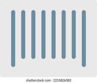 barcode  Vector illustration on a transparent background. Premium quality symmbols. Line Color vector icons for concept and graphic design. 
