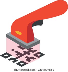 barcode Vector illustration on a transparent background. Premium quality symbols. Flat icons for concept and graphic design.