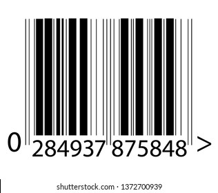 Barcode vector illustration.Realistic barcode icon. - Vector