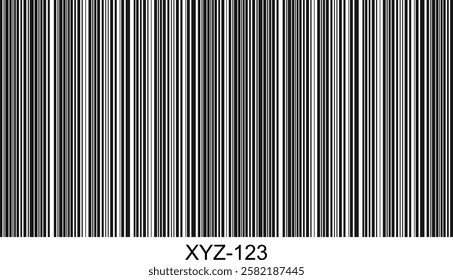 Barcode vector image with alfa numeric, Barcode vector illustration, Barcode png image	