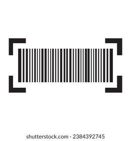 barcodes icon logo vector design template