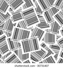 Barcodes seamless background. (See more seamless backgrounds in my portfolio).