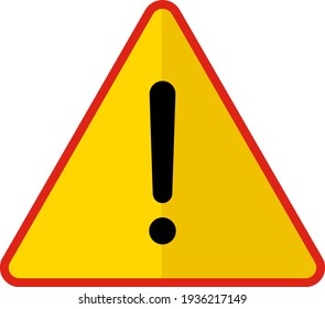 Bare Exclamation Mark Concept, Factorial Operation And Logical Negation Vector Icon Design, Yellow Triangle Warning Signs, Regulatory And Guide Symbol On White Background, Modern Traffic Signal Stock 