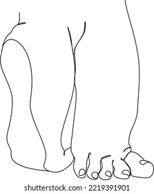 939 Bare Feet Sketch Images, Stock Photos & Vectors | Shutterstock