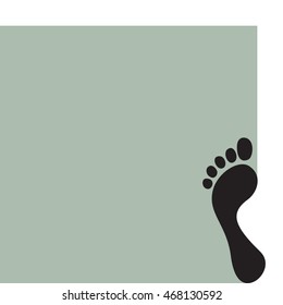 bare foot print