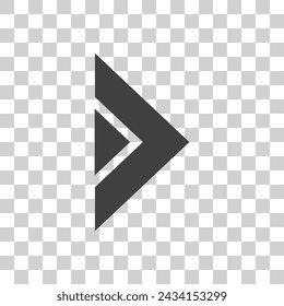 Bare footprints icon. On a white background.
