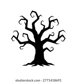 Bare Spooky Dead Tree Horror Halloween Icon