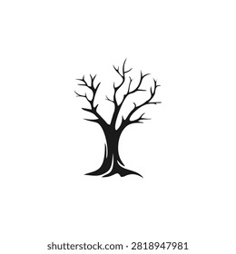 Bare Tree Black nature vector