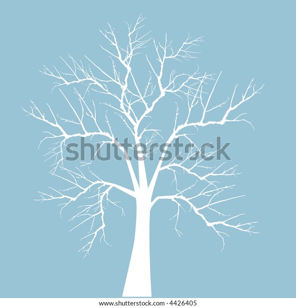Download Bare Winter Tree Vector Stock Vector (Royalty Free) 4426405