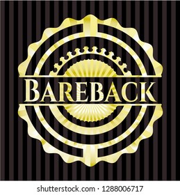 Bareback golden emblem