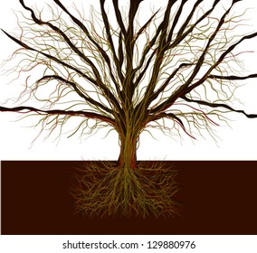 Bare-branched tree