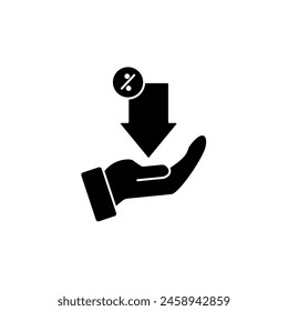 icono de línea de concepto de ganga. Ilustración de elemento simple. diseño de símbolo de esquema de concepto de ganga.