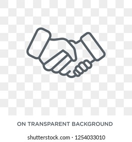 Bargain icon. Trendy flat vector Bargain icon on transparent background from law and justice collection. High quality filled Bargain symbol use for web and mobile