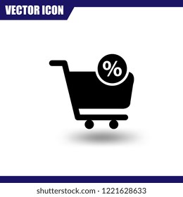 Bargain icon vector template. E-commerce icon sign element