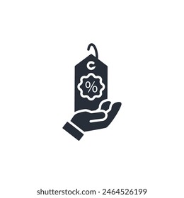 bargain icon. vector.Editable stroke.linear style sign for use web design,logo.Symbol illustration.