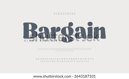 Bargain Modern minimal abstract alphabet fonts. Typography technology, electronic, movie, digital, music, future, logo creative font.
