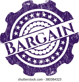 Bargain with rubber seal texture