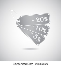Bargain sale vector icon 