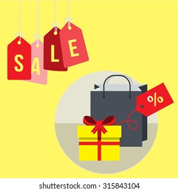 bargain sale vector icon