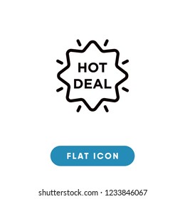 Bargains cyber monday vector icon