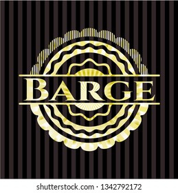 Barge gold emblem