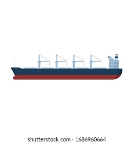 Barge vector icon.Cartoon vector icon isolated on white background barge.