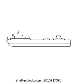 Icono de vector de barra.Icono de vector de contorno aislado en la barra de fondo blanca.