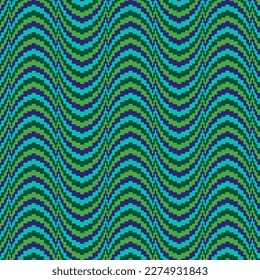 bargello embroidery vector pattern blue green