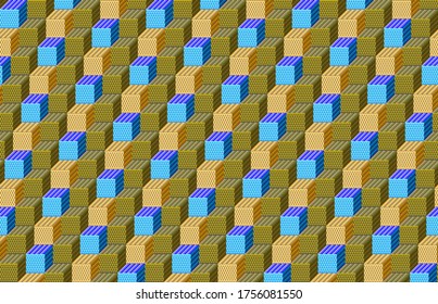 Bargello, Florentine, Italian embroidery. Imitation.