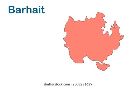 Mapa da subdivisão de Barhait, Distrito de Hazaribagh, Estado de Jharkhand, República da Índia, Governo de Jharkhand, Território indiano, Índia Oriental, política, aldeia, turismo