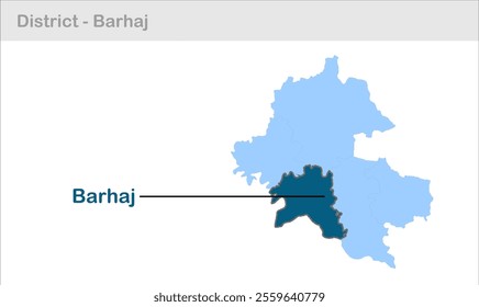 Barhaj sub-district map, Deoria District, Uttar Pradesh State, Republic of India, Government of  Uttar Pradesh, Indian territory, Eastern India, politics, village, tourism