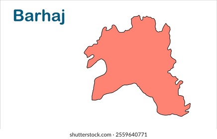 Barhaj subdivision map, Deoria District, Uttar Pradesh State, Republic of India, Government of  Uttar Pradesh, Indian territory, Eastern India, politics, village, tourism